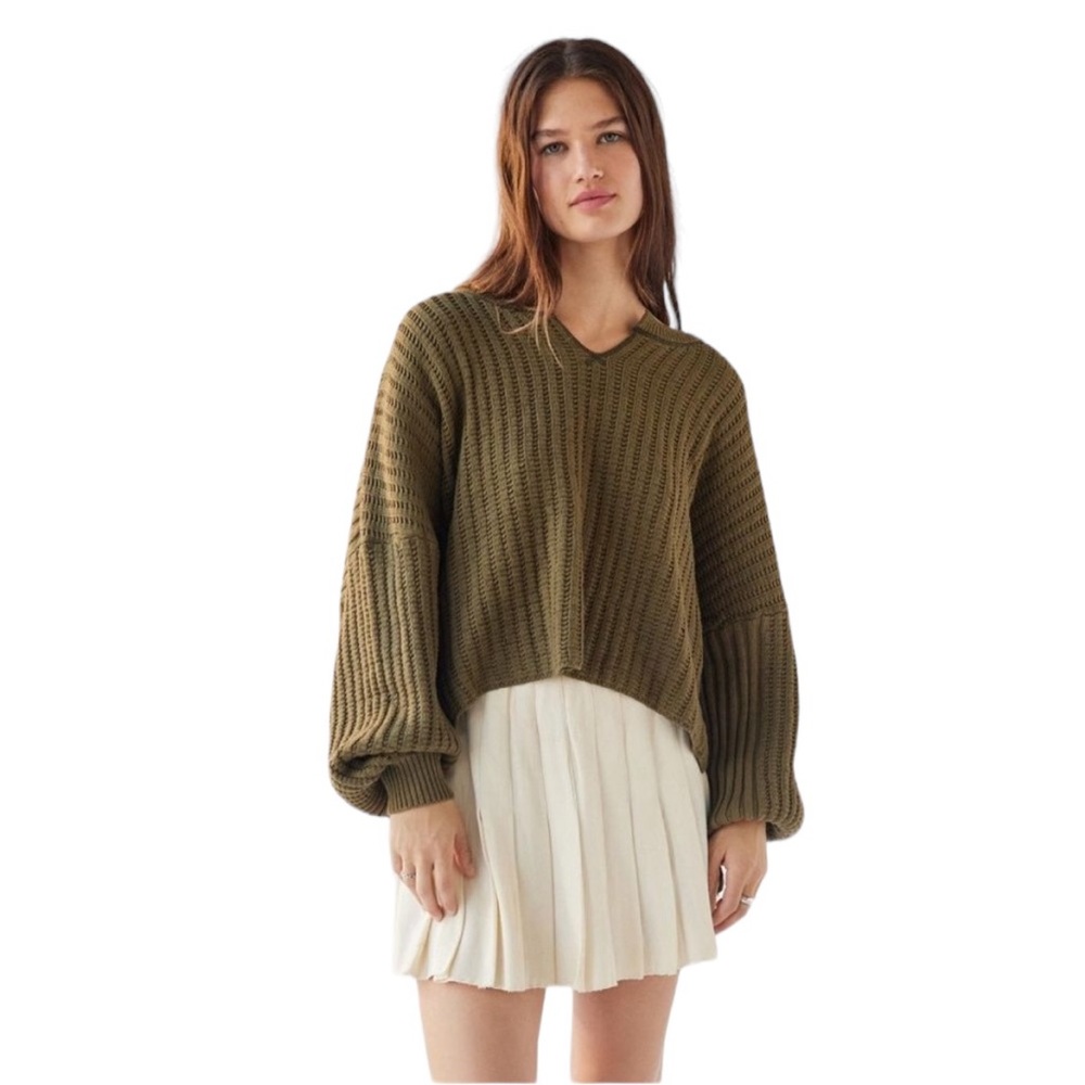 Urban Outfitters BDG Allie Notch Neck Pullover Sweater